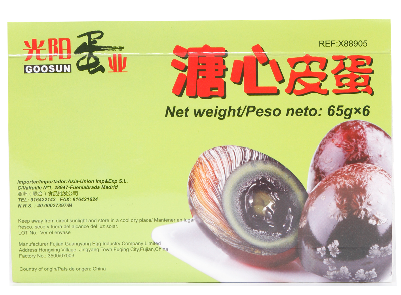 preserved duck eggs 6pcs