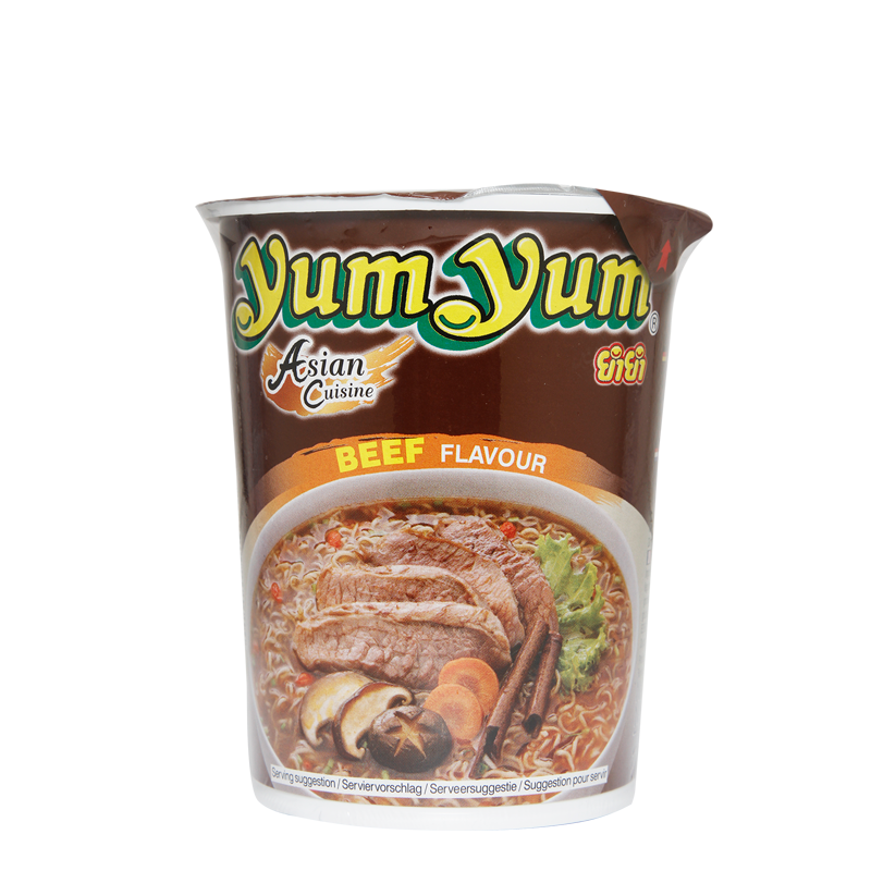 instant cup rundvlees noedels 70gr