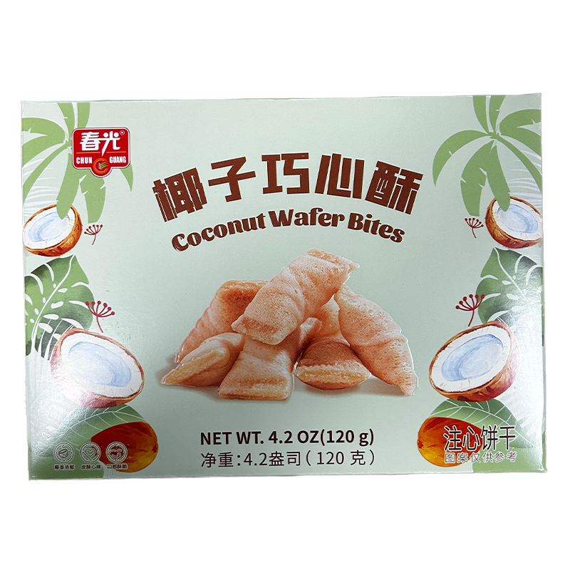 coconut wafer bites 120gr