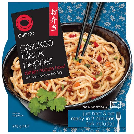 cracked black pepper ramen noodle bowl 240gr