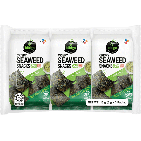 crispy seaweed wasabi 3x5gr