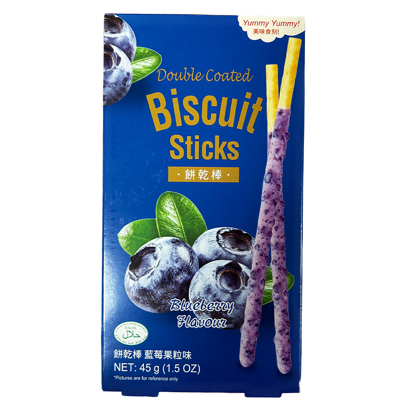 biscuit sticks double blueberry 45gr