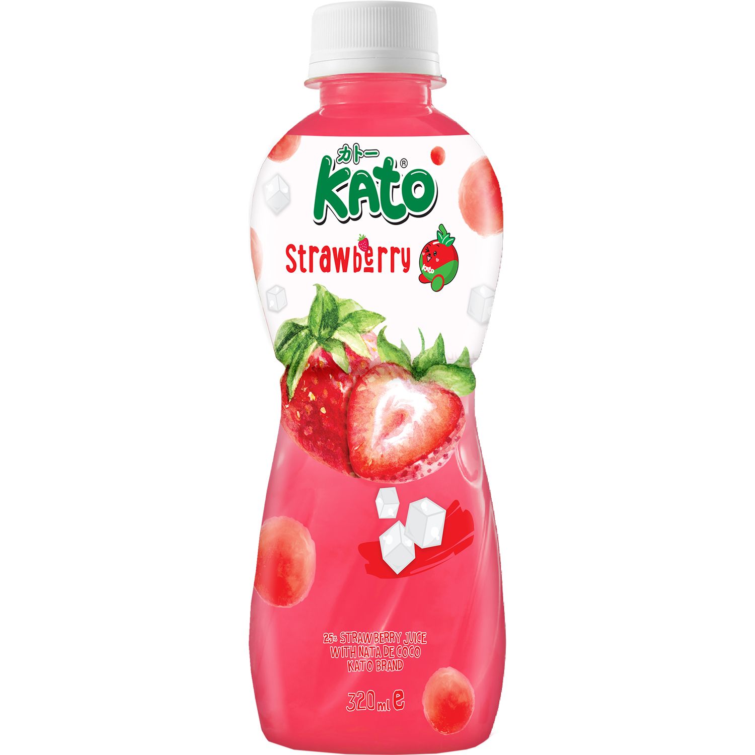nata de coco strawberry 320ml