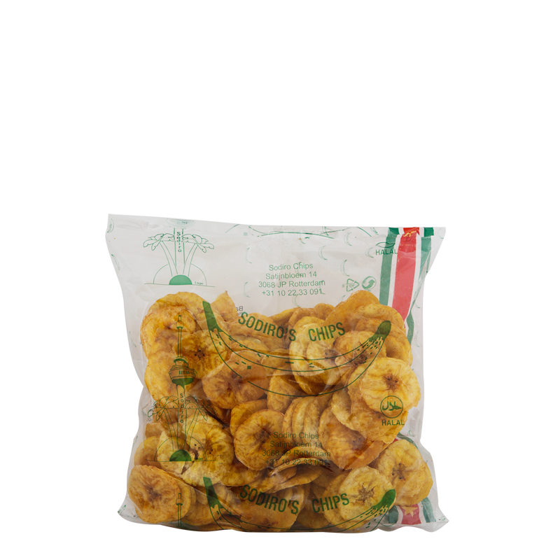 bananen chips borrel 200gr