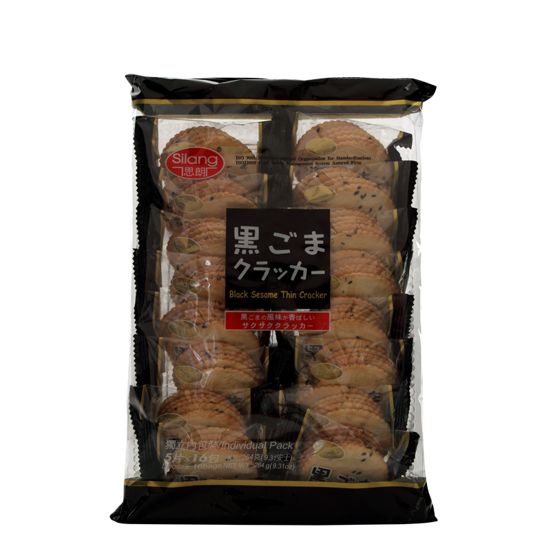 Black sesame thin cracker 264gr