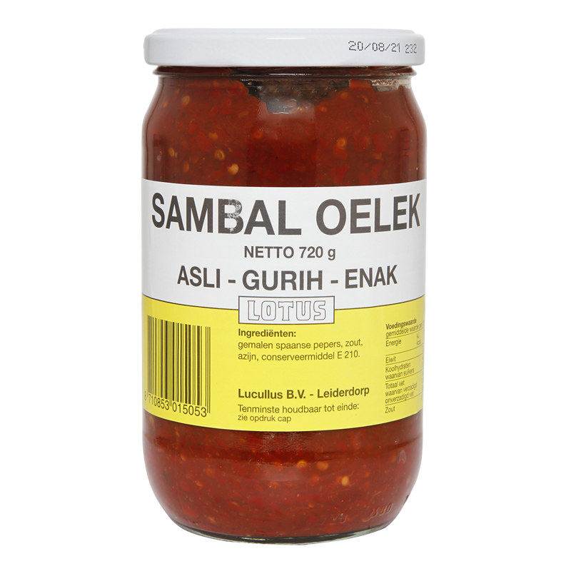 sambal oelek 720g