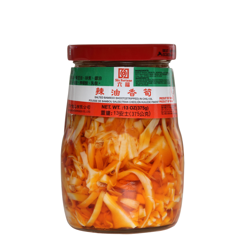 bamboo sh. in chilli oil 375gr