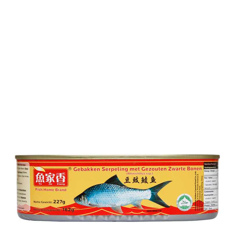 fried dace with salted black beans 184gr