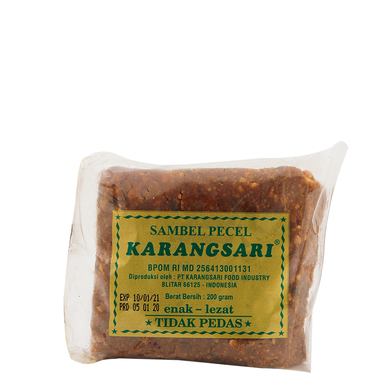 sambal pecel tidak pedas 200gr