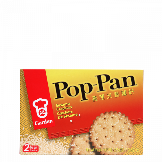 Pop pan crackers sesame 225gr